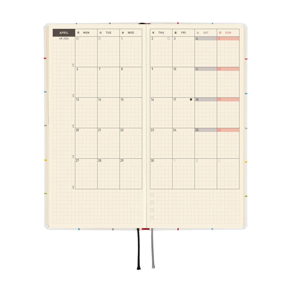 Hobonichi Techo Weeks - 100%ORANGE: Squirrel’s Moving Day (April Start) - Image 4
