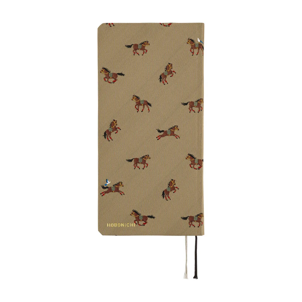 Hobonichi Techo Weeks - Bow & Tie: Galloping Horses (April Start) - Image 2
