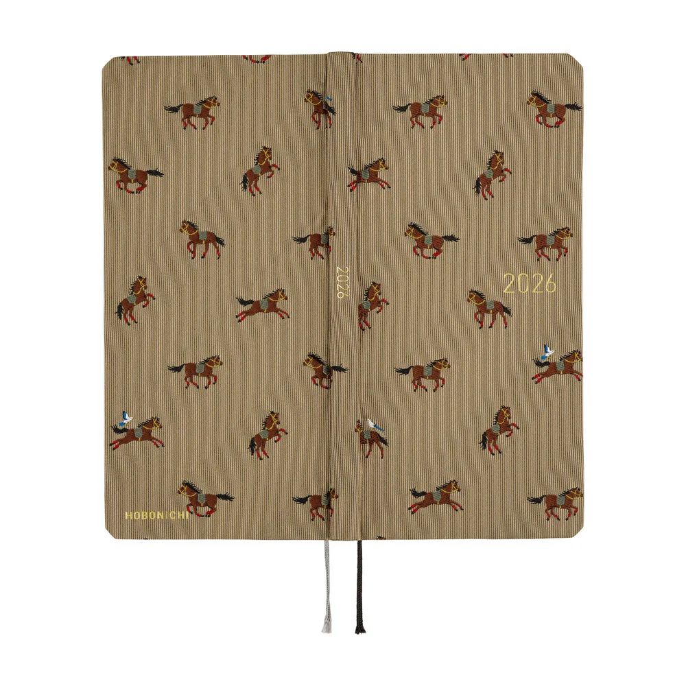 Hobonichi Techo Weeks - Bow & Tie: Galloping Horses (April Start) - Image 3