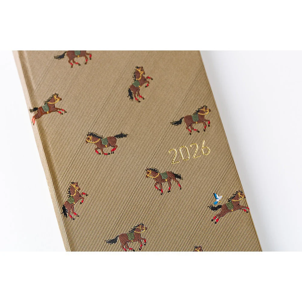 Hobonichi Techo Weeks - Bow & Tie: Galloping Horses (April Start) - Image 8