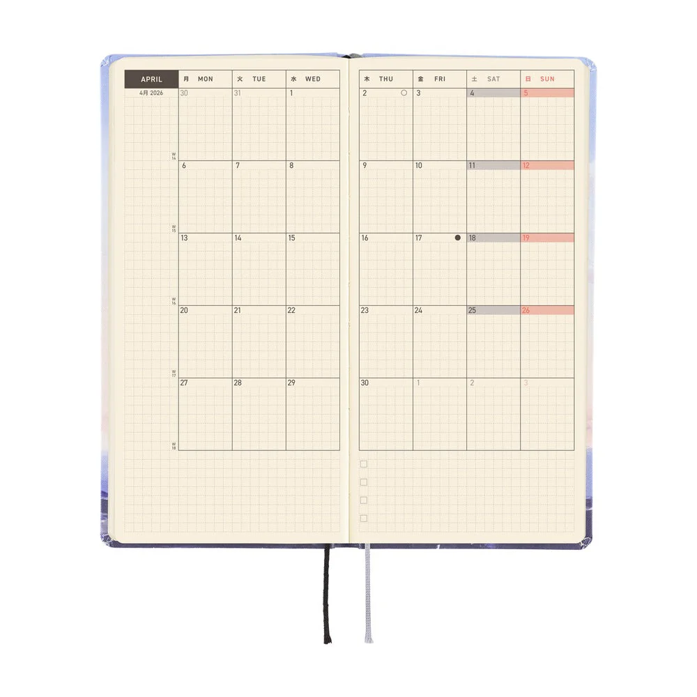 Hobonichi Techo Weeks - Kyohei Sakaguchi: En Route to Kumamoto Port at Dawn (April Start) - Image 4