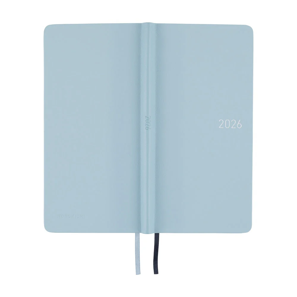 Hobonichi Techo Weeks - Leather: Snow Blue (April Start) - Image 3