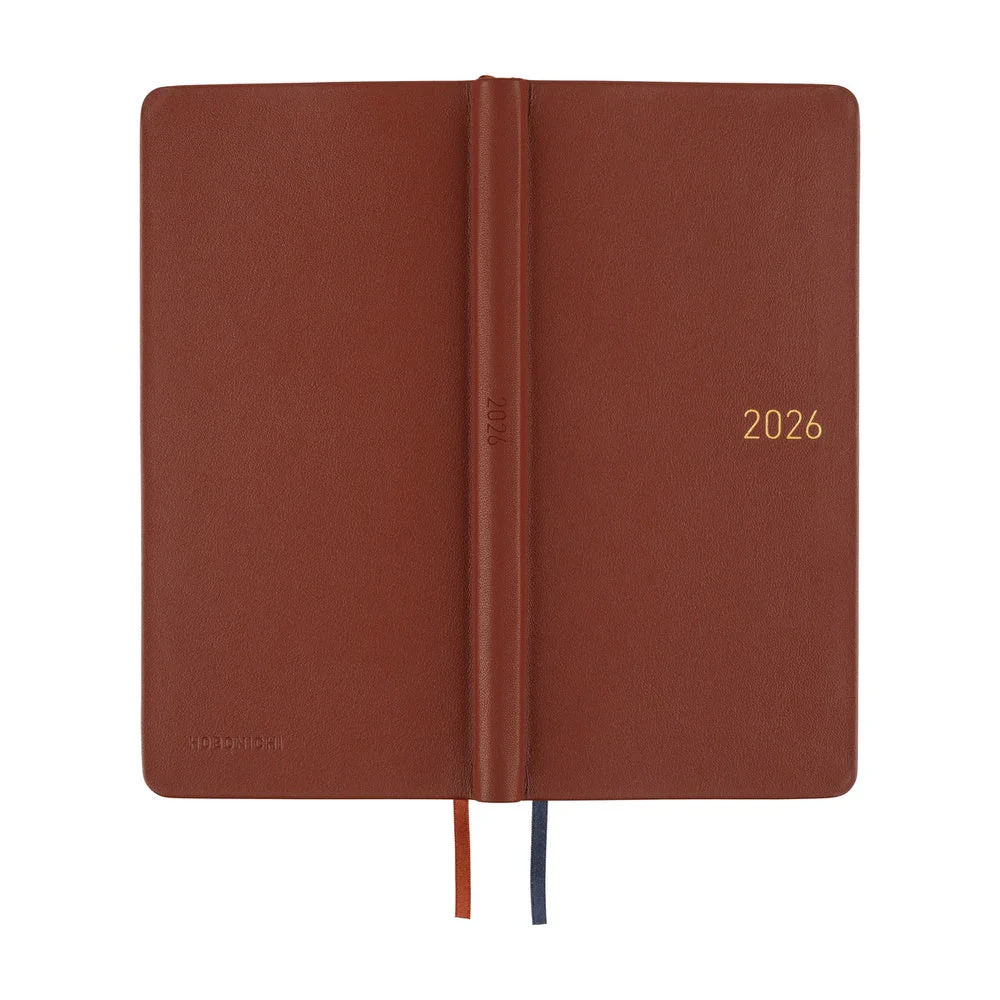 Hobonichi Techo Weeks - Leather: Wine Brown (April Start) - Image 3