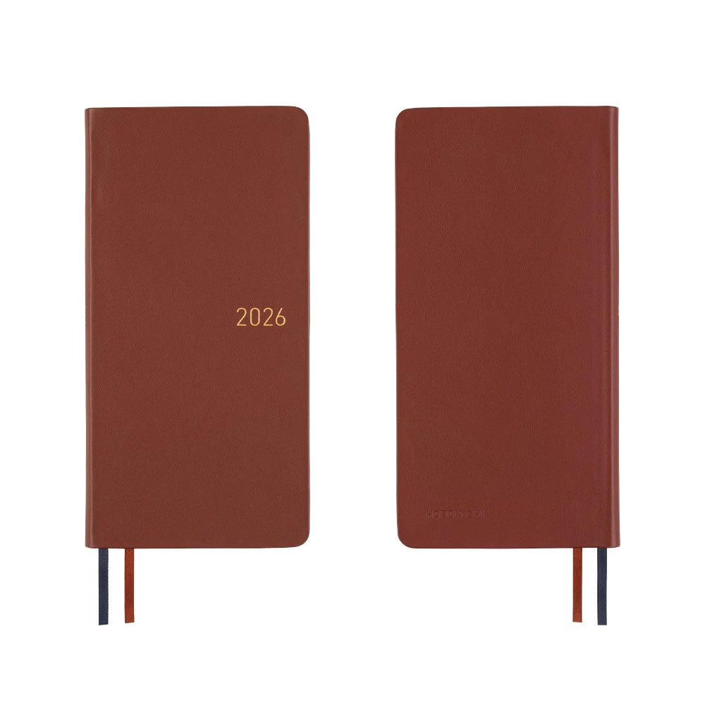 Hobonichi Techo Weeks - Leather: Wine Brown (April Start) - Image 7