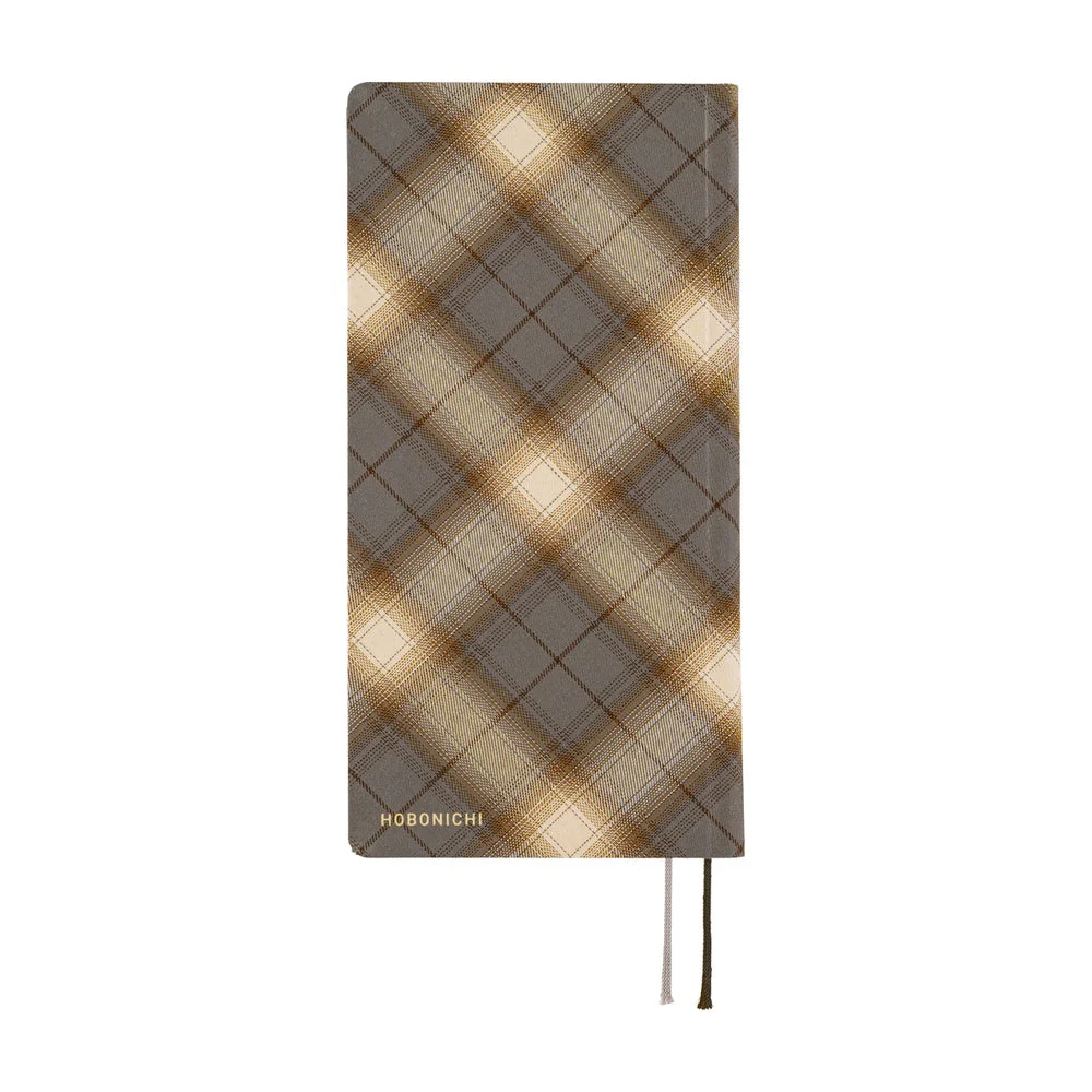 Hobonichi Techo Weeks - Shirt Fabric: Foggy Plaid (April Start) - Image 2