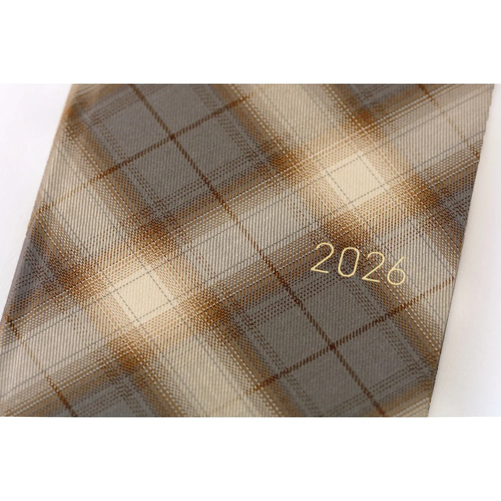 Hobonichi Techo Weeks - Shirt Fabric: Foggy Plaid (April Start) - Image 8