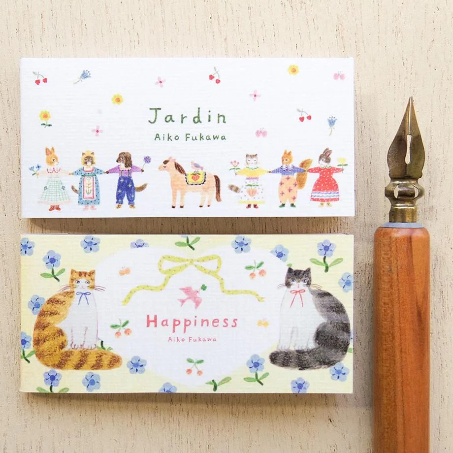 Hyogensha Cozyca Aiko Fukawa One-Line Sticky Notes - Jardin・Happiness - Image 2