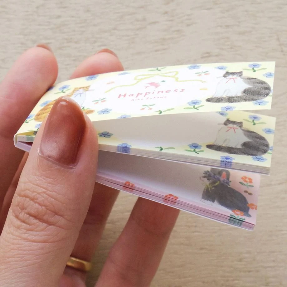 Hyogensha Cozyca Aiko Fukawa One-Line Sticky Notes - Jardin・Happiness - Image 6