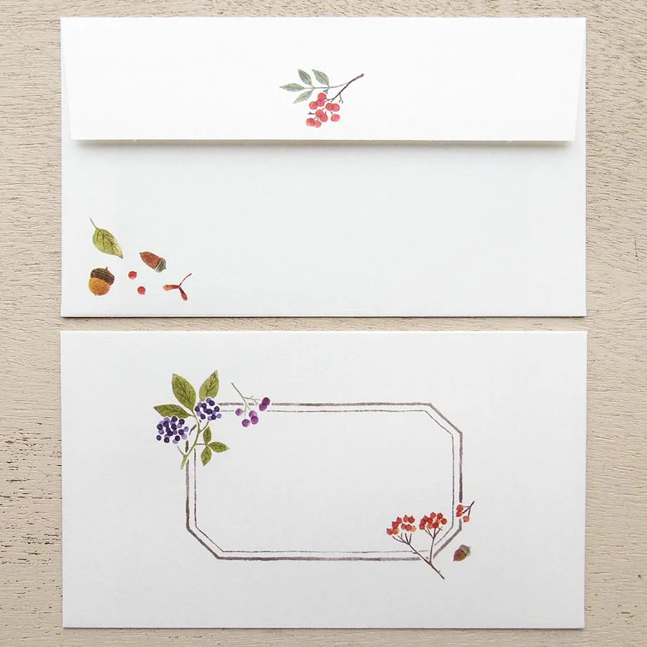 Hyogensha Cozyca Seasonal News Letter Set - Nuts - Image 6