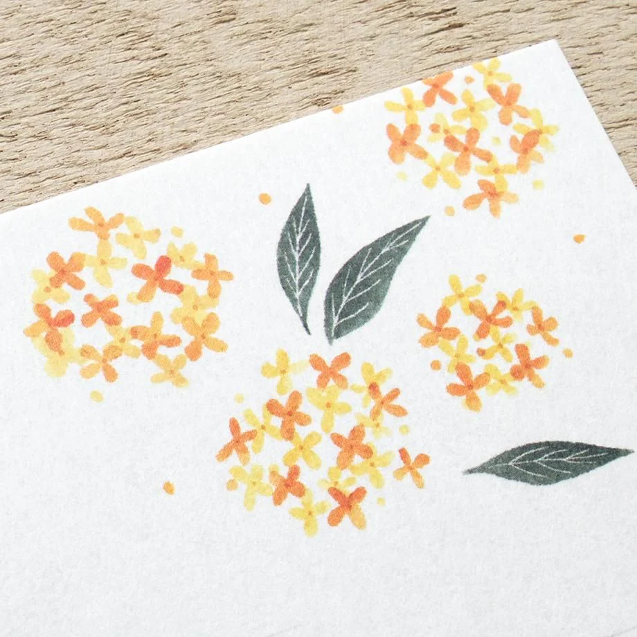 Hyogensha Cozyca Seasonal News Letter Set - Osmanthus - Image 4