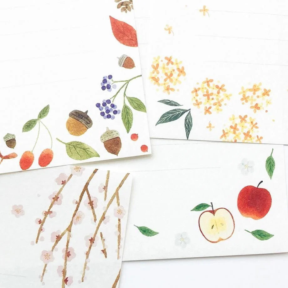 Hyogensha Cozyca Seasonal News Letter Set - Osmanthus - Image 9