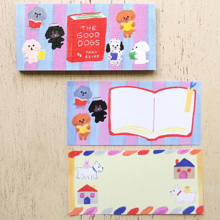 Hyogensha Cozyca Tada Reiko One-Line Sticky Notes - C IS FOR CAT・THE GOOD DOGS - Image 5