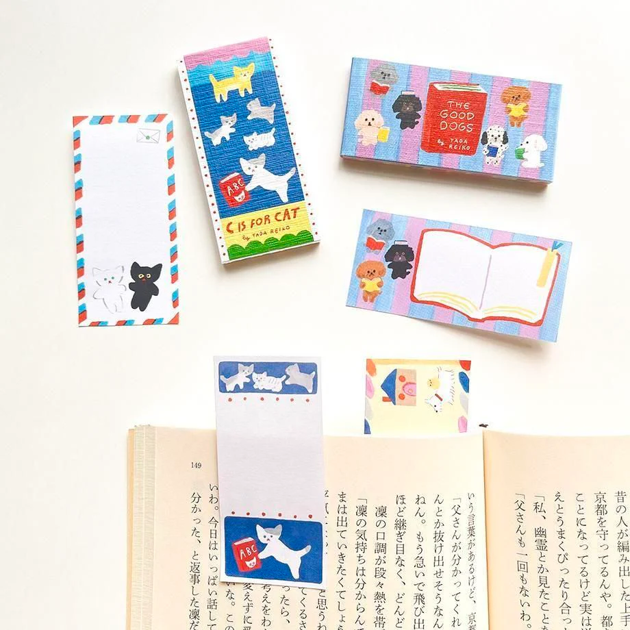 Hyogensha Cozyca Tada Reiko One-Line Sticky Notes - C IS FOR CAT・THE GOOD DOGS - Image 8