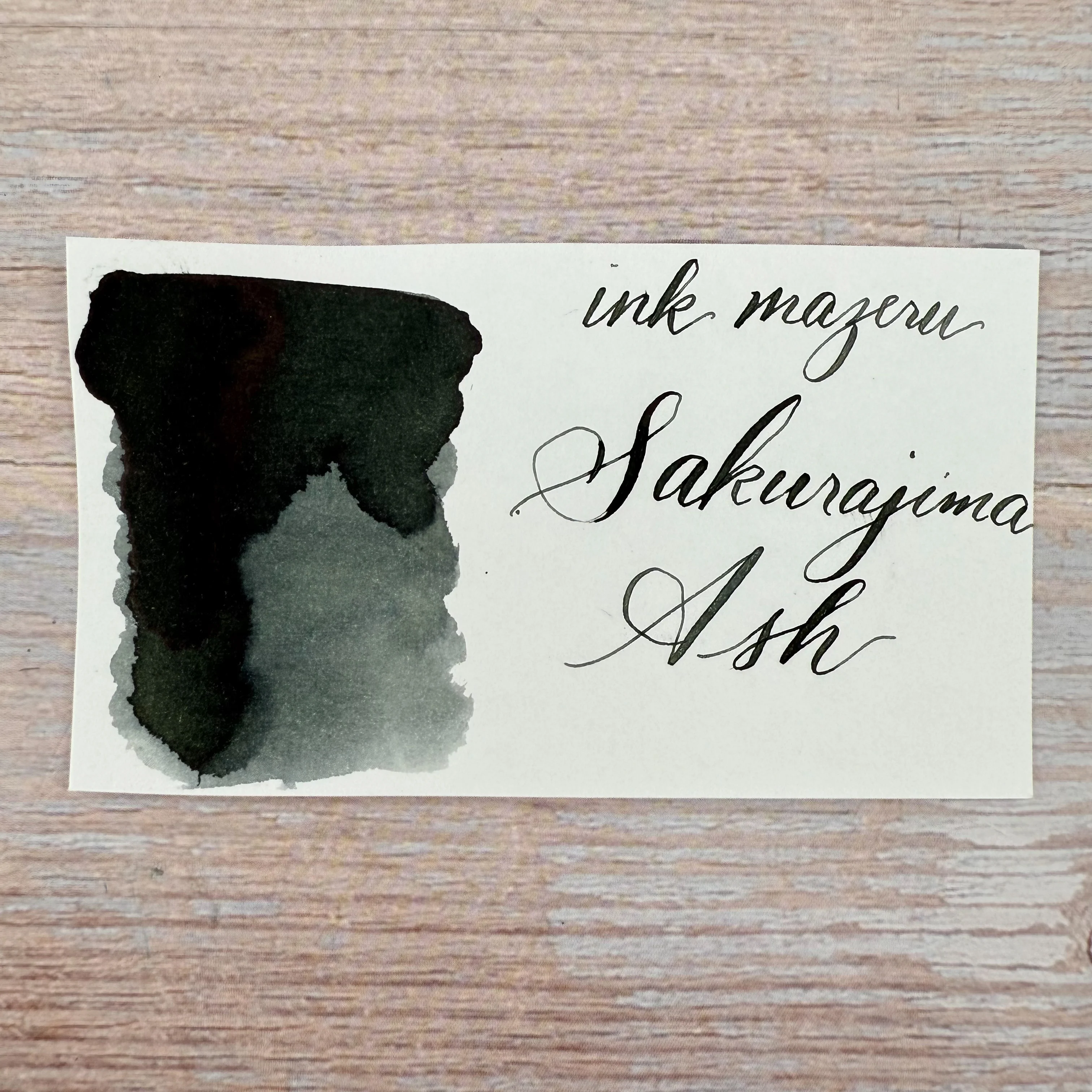 Ink Mazeru 18ml Bottled Ink - Sakurajima Ash