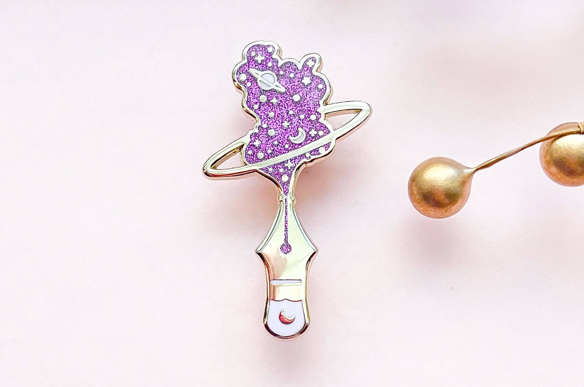 Inky Stars Enamel Pin - Image 3