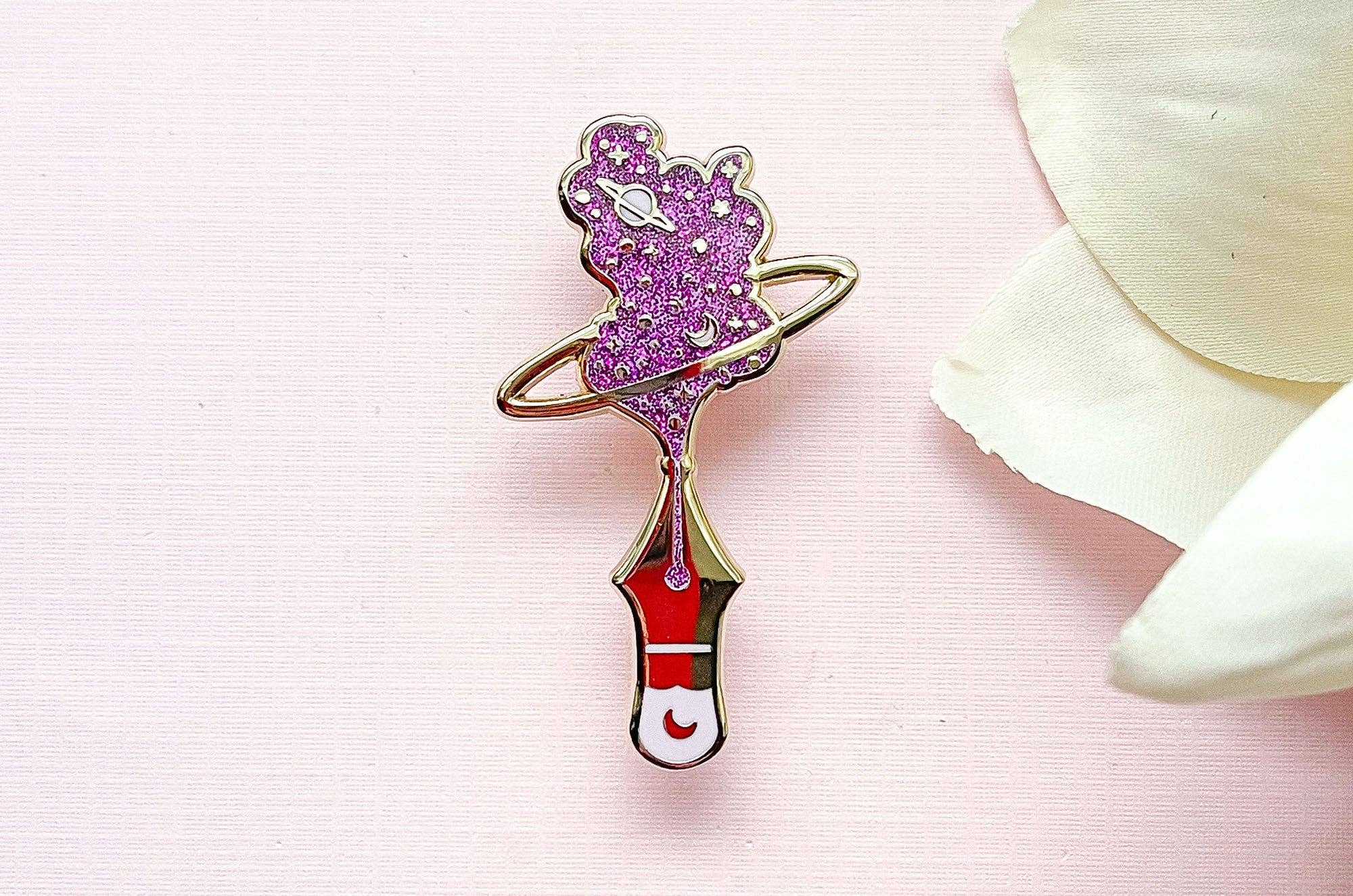 Inky Stars Enamel Pin - Image 6