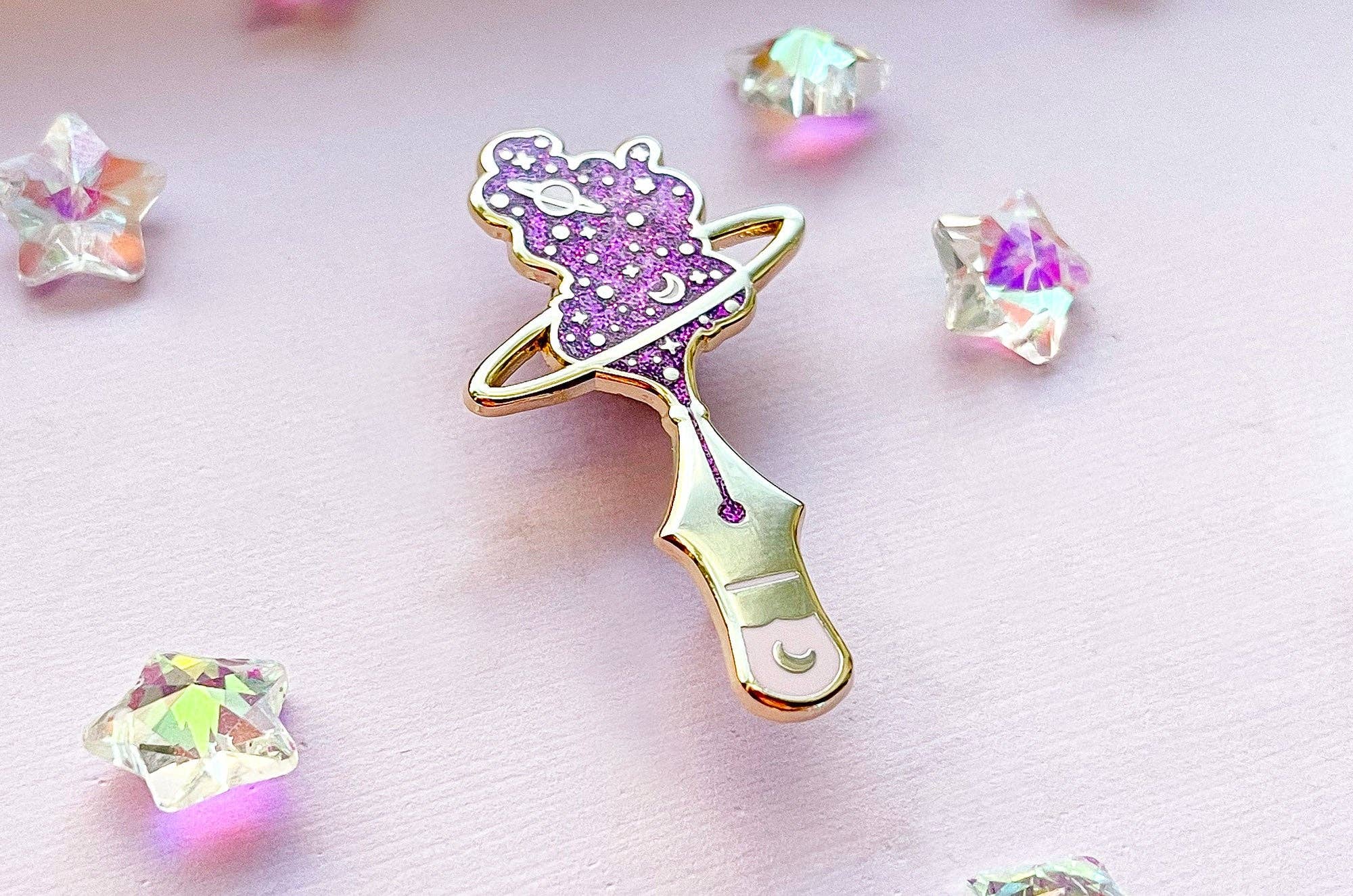 Inky Stars Enamel Pin - Image 7