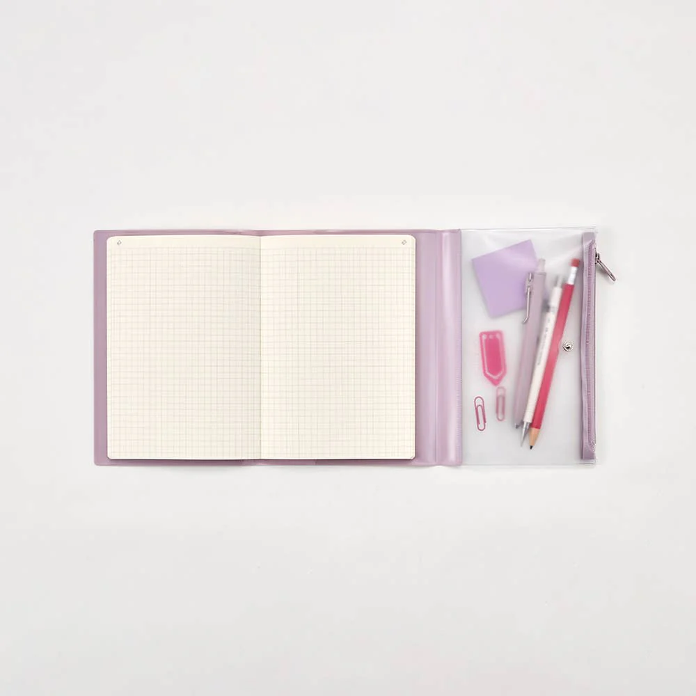 Daigo Isshoni Pen Case + Notebook Cover PVC A5 R