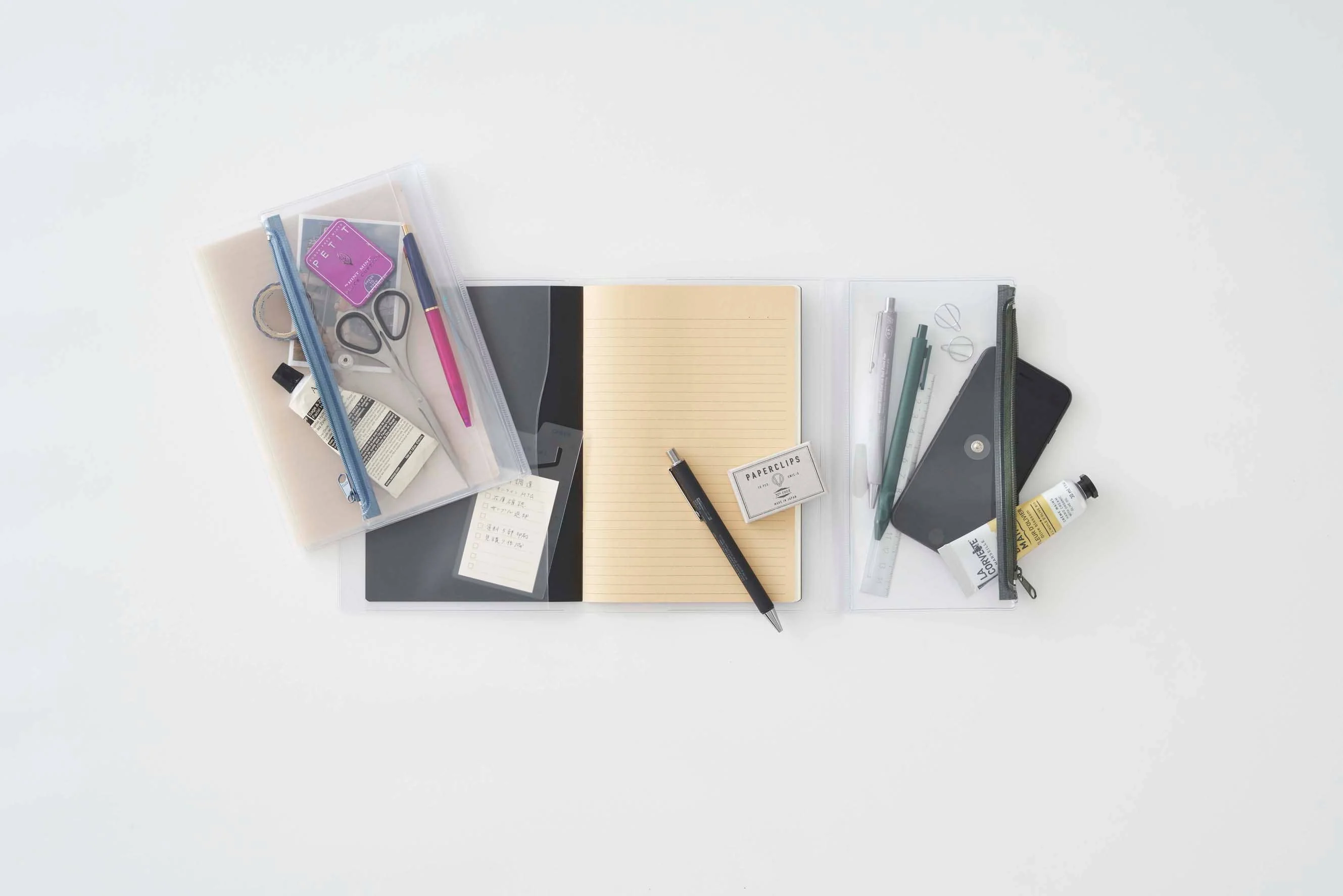 Daigo Isshoni Pen Case + Notebook Cover PVC A5 R - Image 8