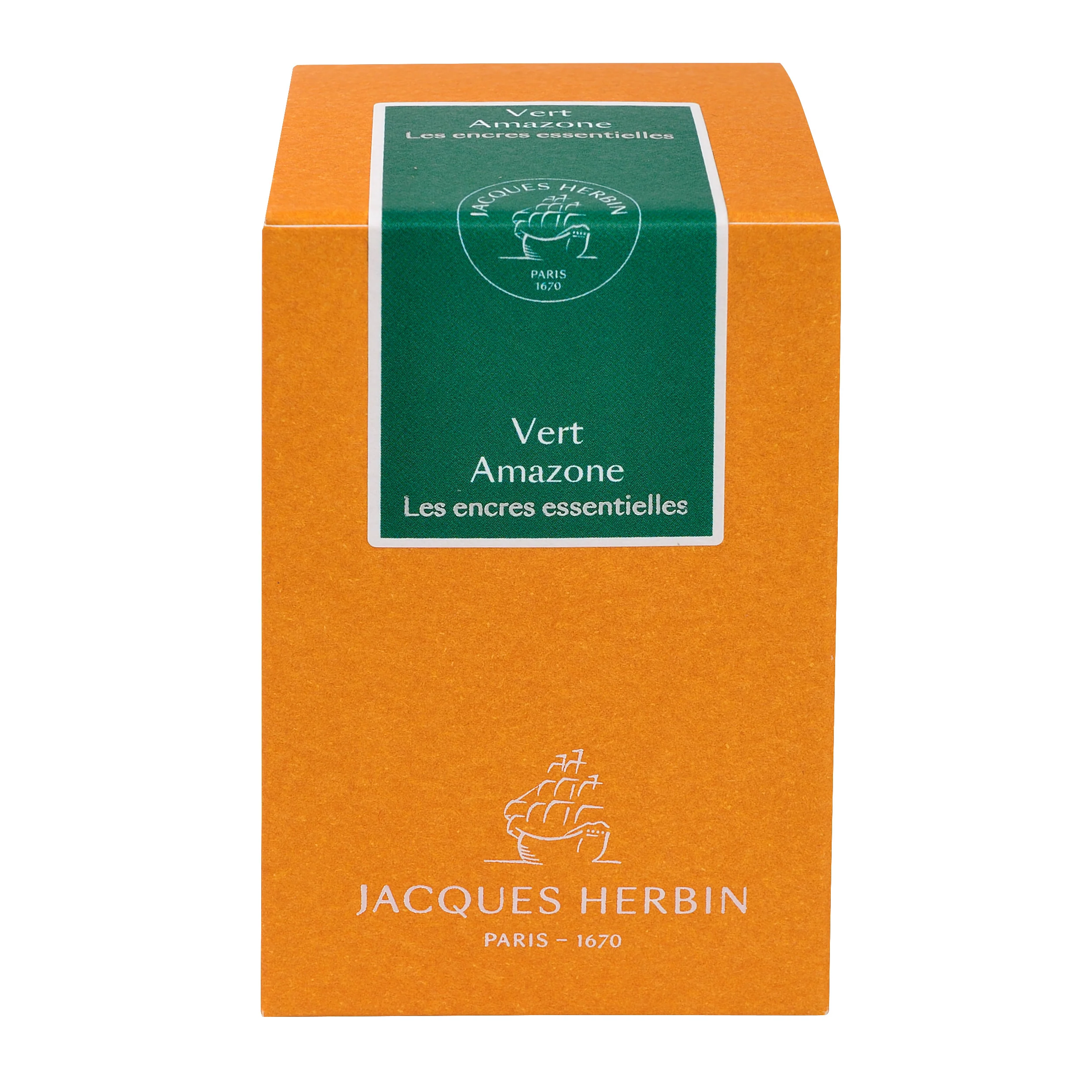 Jacques Herbin Essential Vert Amazone - 50ml Bottled Ink - Image 3