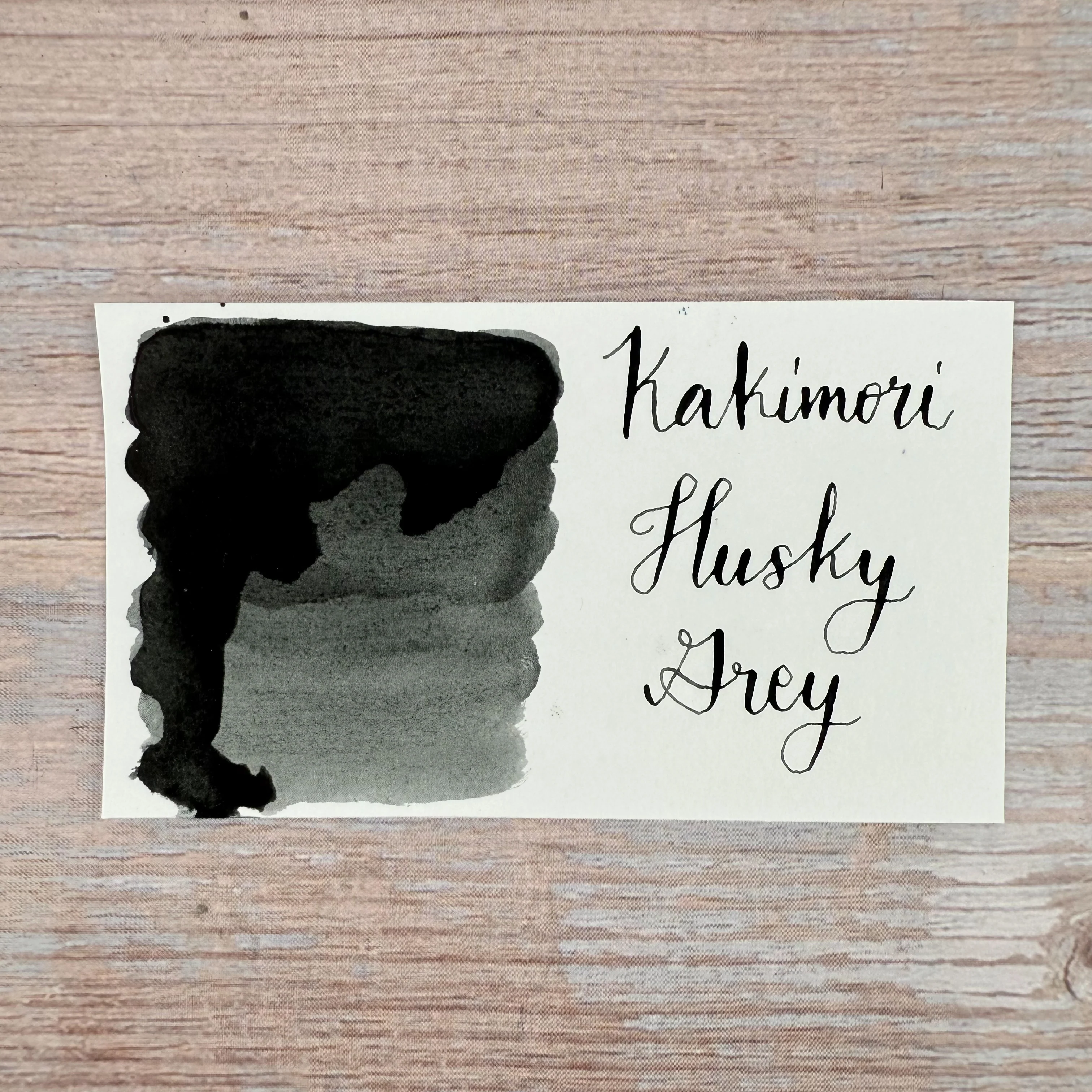 Kakimori Color Specimen 201 - Husky Grey - 35ml Bottled Ink
