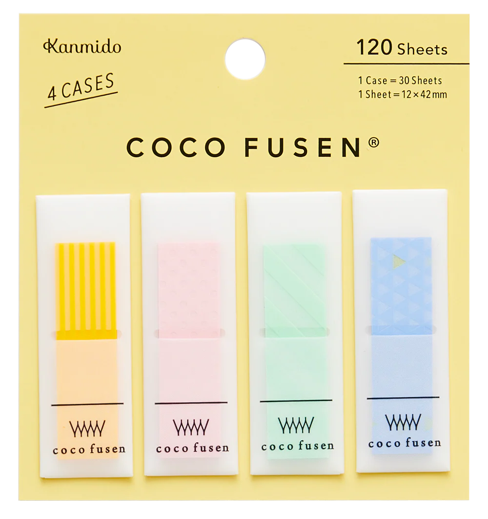 Kanmido Coco Fusen Pattern Sticky Notes - Medium - Image 5