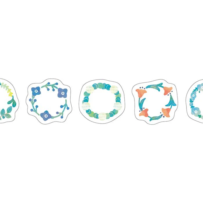 King Jim SODA Transparent Masking Tape - Flower Crown - Image 2