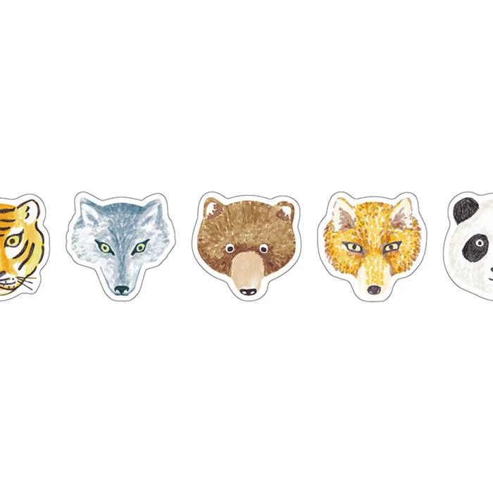 King Jim SODA Transparent Masking Tape - Zoo - Image 2