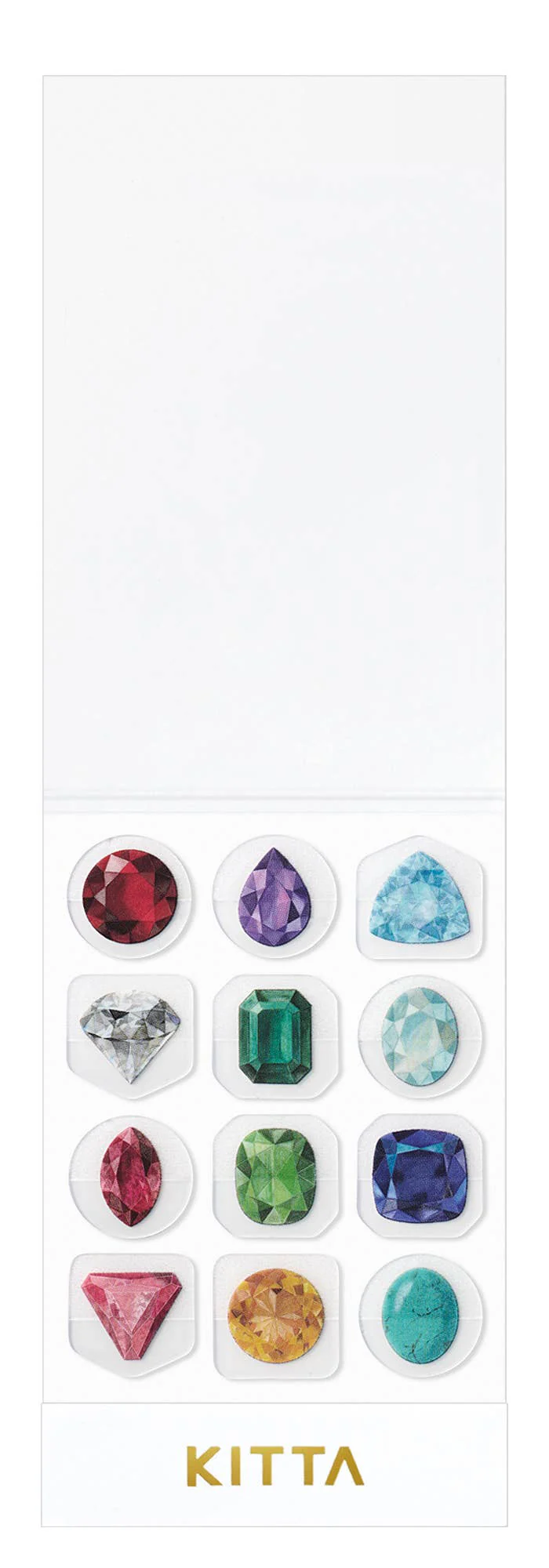 KITTA Portable Decorative Tape -Clear Small -: Gems - Image 3