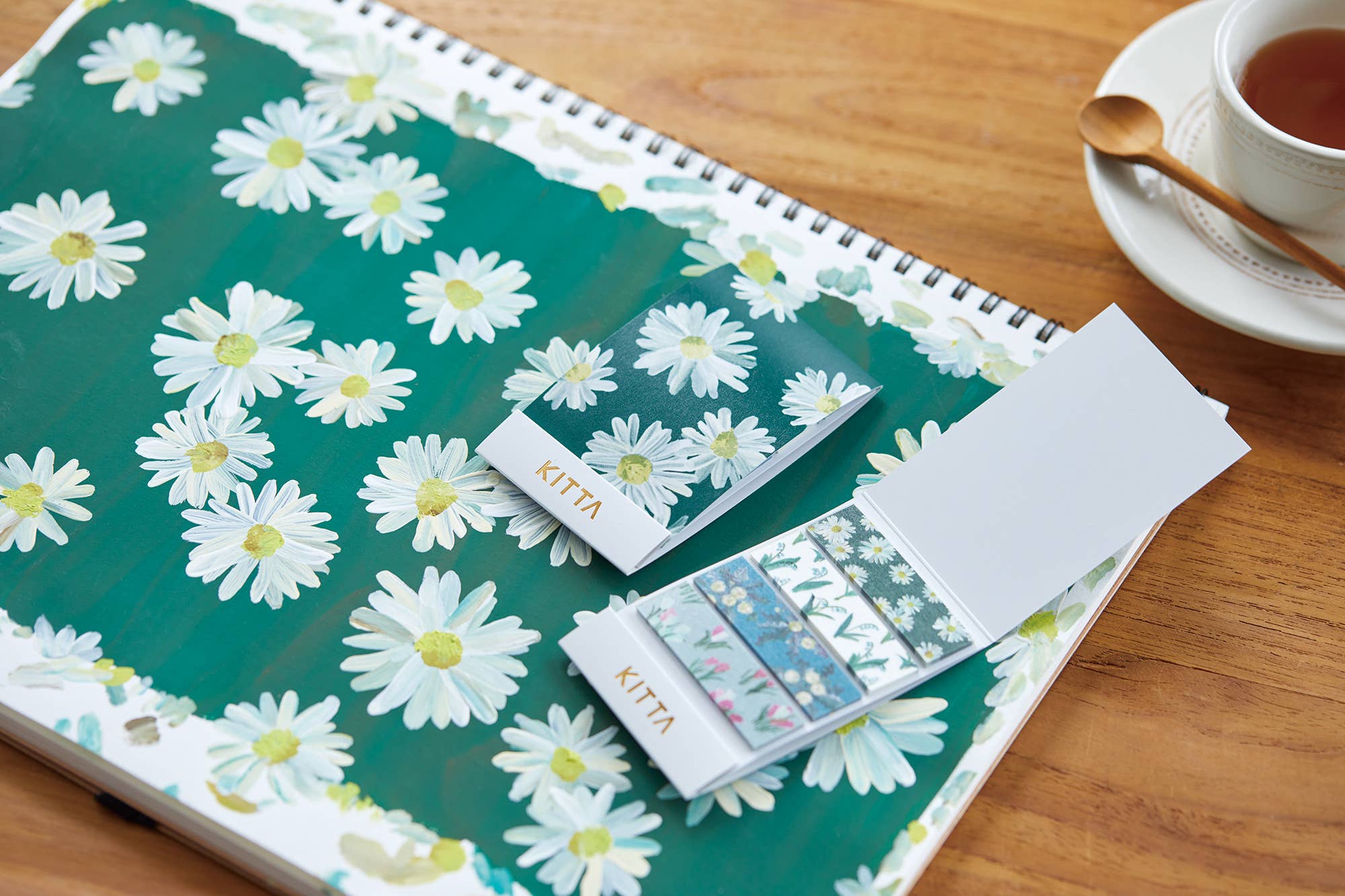 KITTA Portable Washi Decorative Tape - Basic - Flower 9 - Image 3