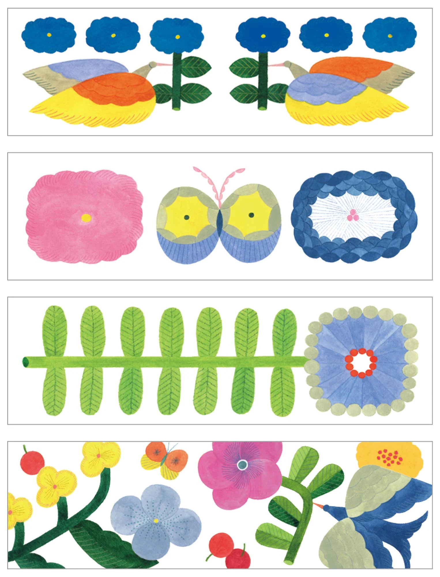KITTA Portable Washi Decorative Tape -Stamp style Clear -: Bedtime - Image 15