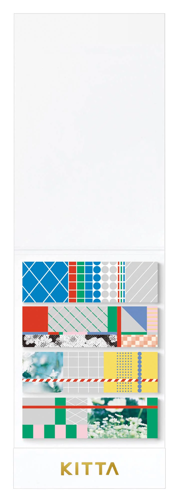 KITTA Portable Washi Decorative Tape -Stamp style Clear -: Memory - Image 3