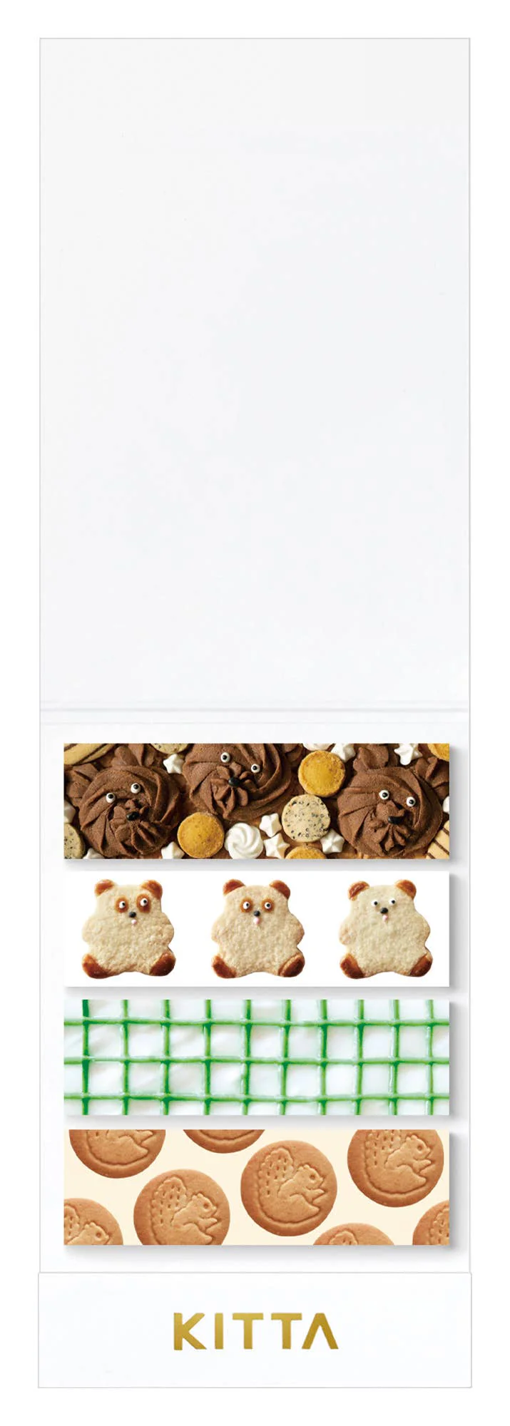 KITTA Portable Washi Decorative Tape -Stamp style Clear -: Memory - Image 7