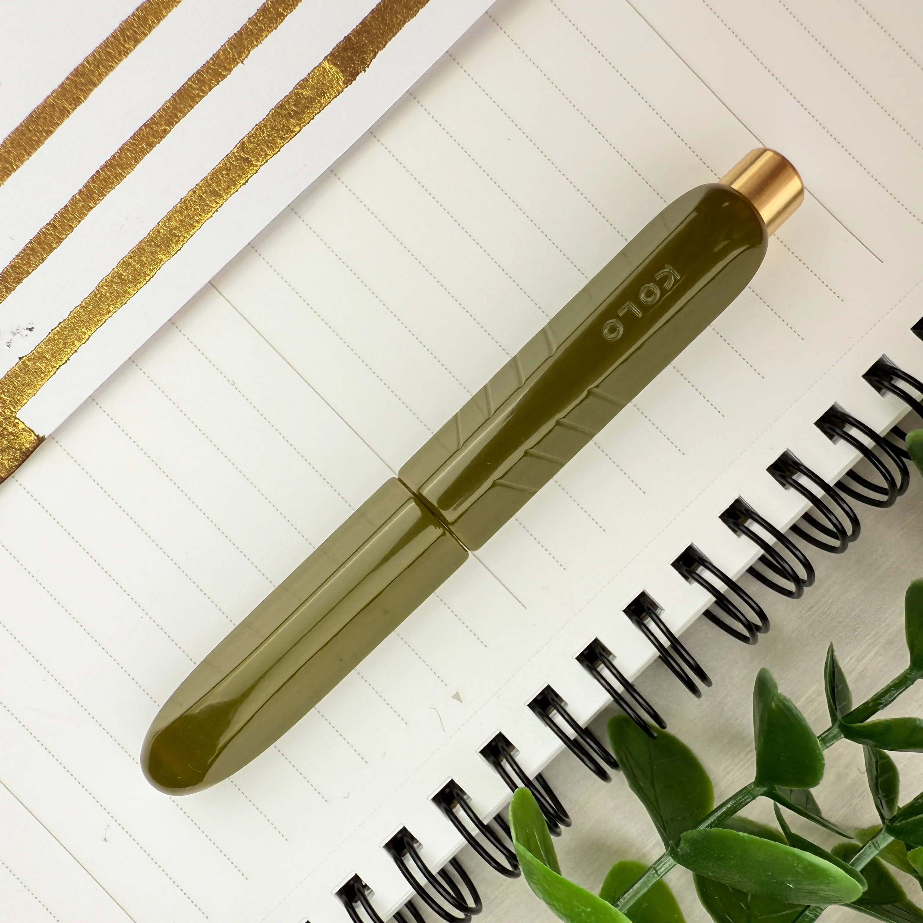 Kolo Tino Fountain Pen - Acrylic Wasabi - Image 2