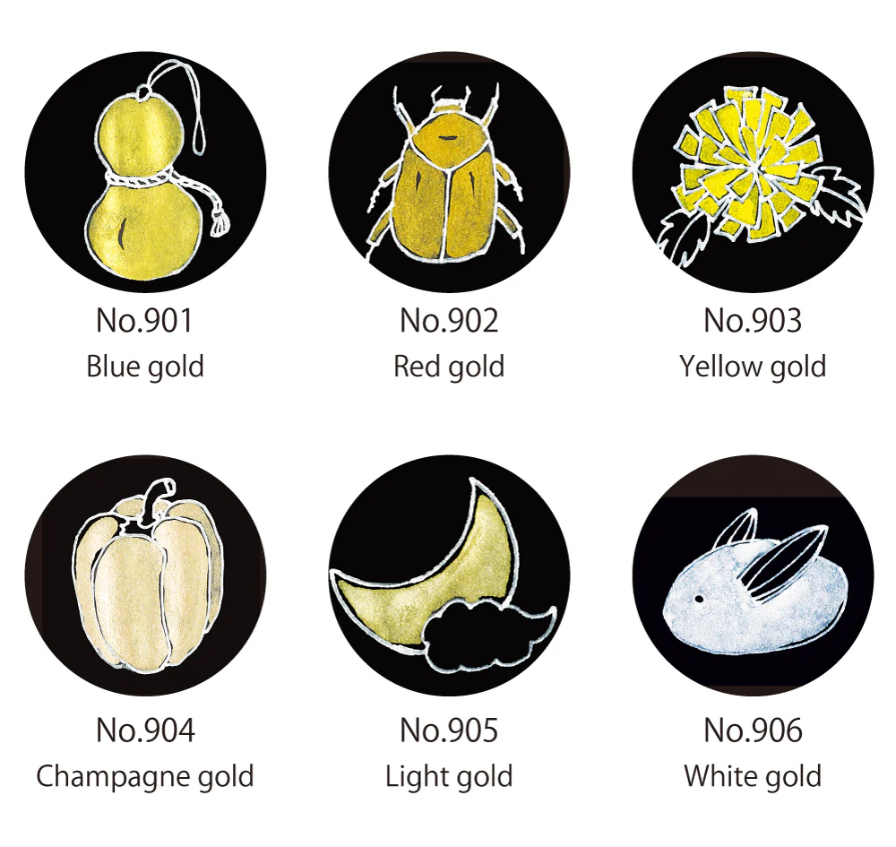 Kuretake Gansai Tambi 6 Color Set - Starry Night - Image 5