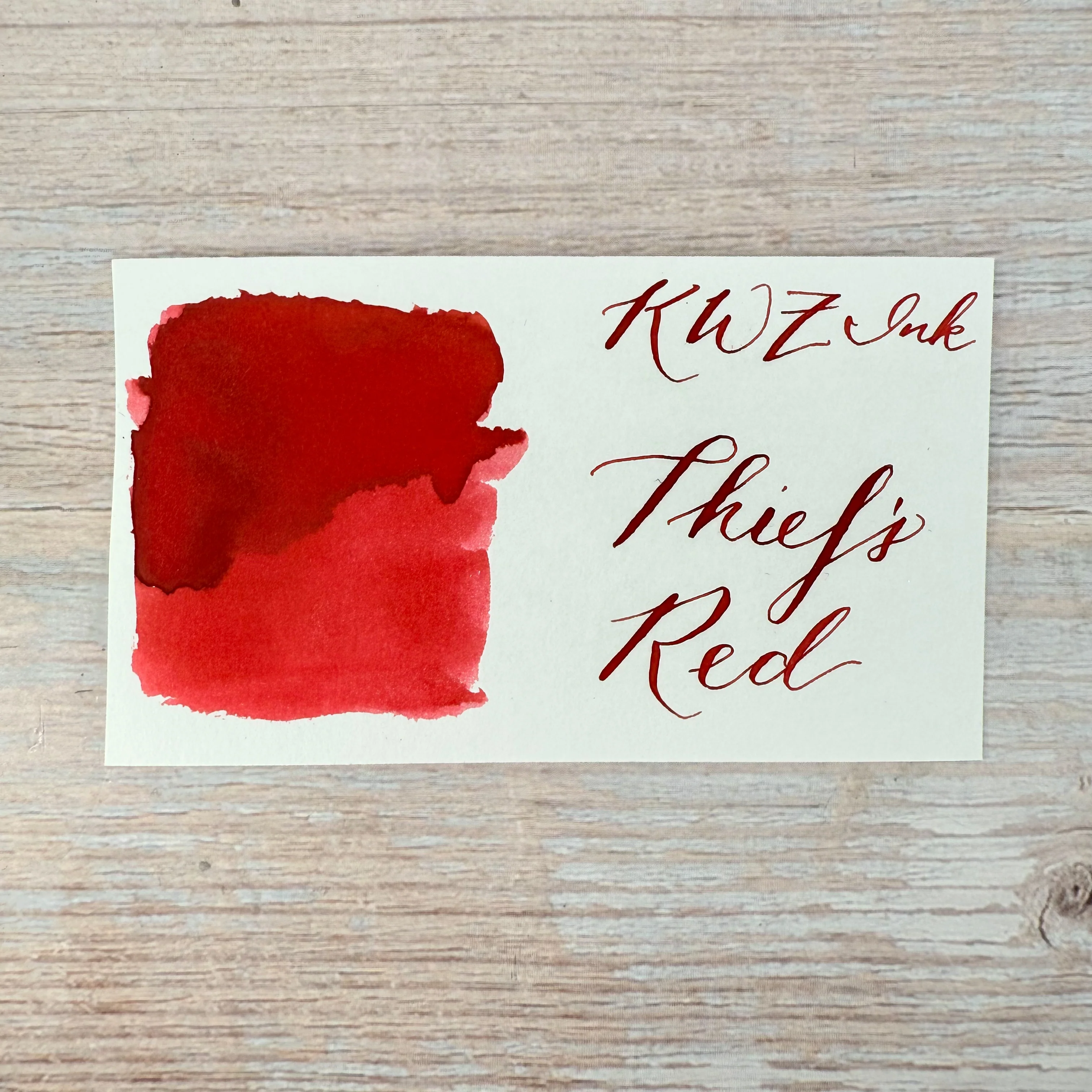 KWZ Thiefs Red - 60ml Bottled Inks
