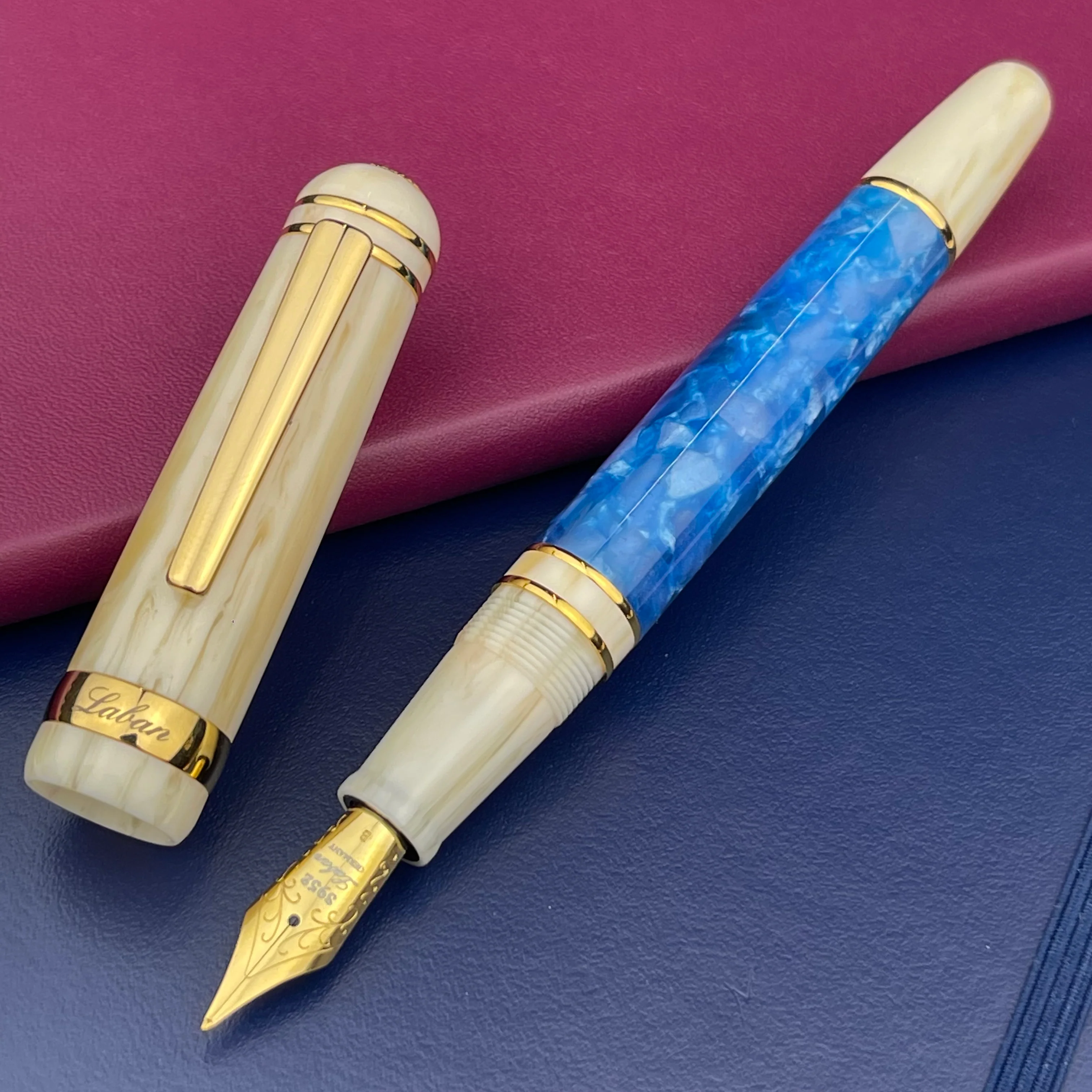 Laban 325 Fountain Pen - Ocean Blue - Image 3