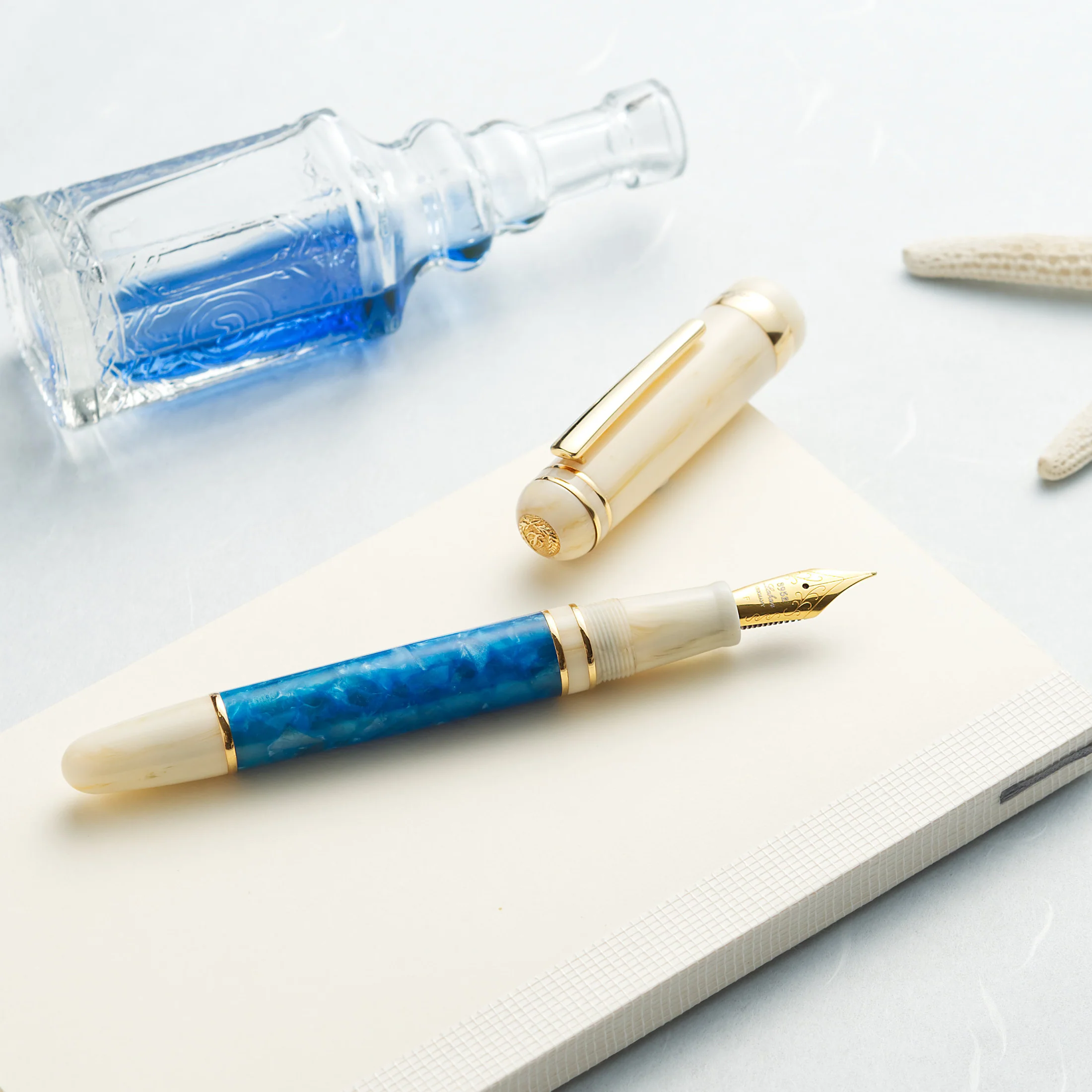 Laban 325 Fountain Pen - Ocean Blue - Image 6