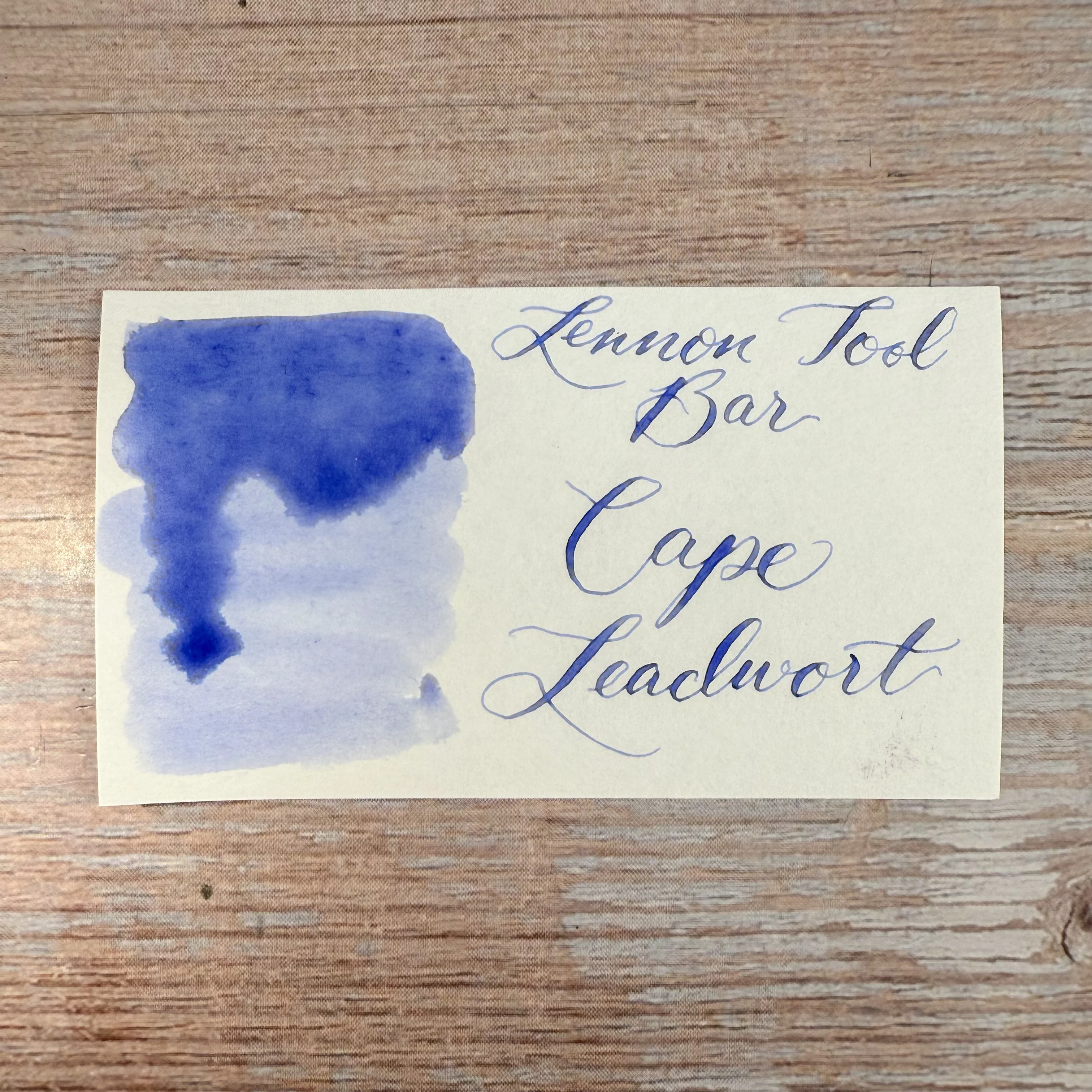 Lennon Tool Bar Cape Leadwort - 30ml Bottled Ink