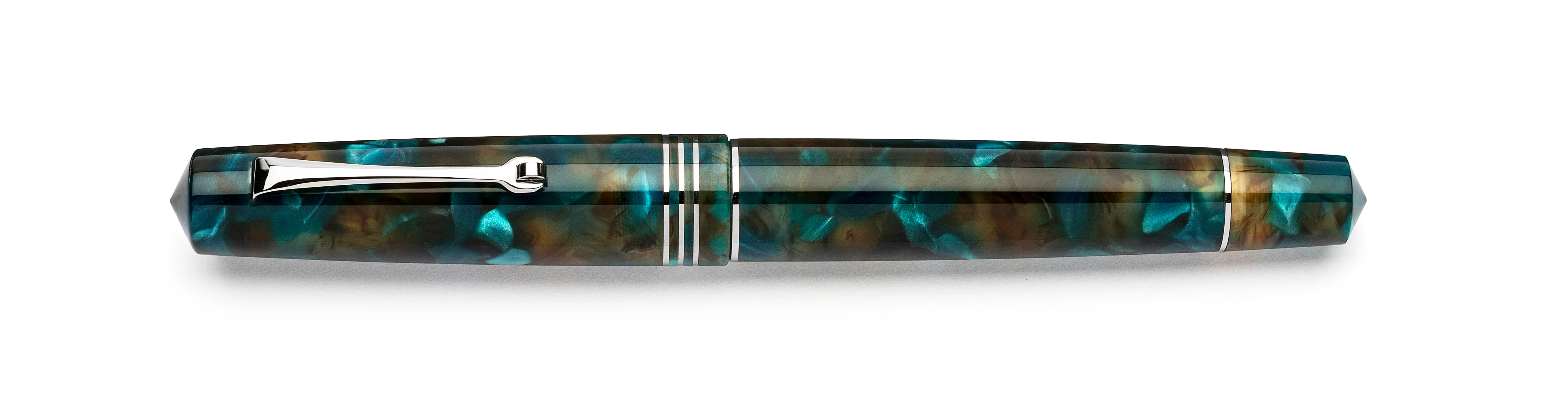 Leonardo Momento Zero Fountain Pen - Pausilya with Silver Trim (Limited Edition) - Image 3