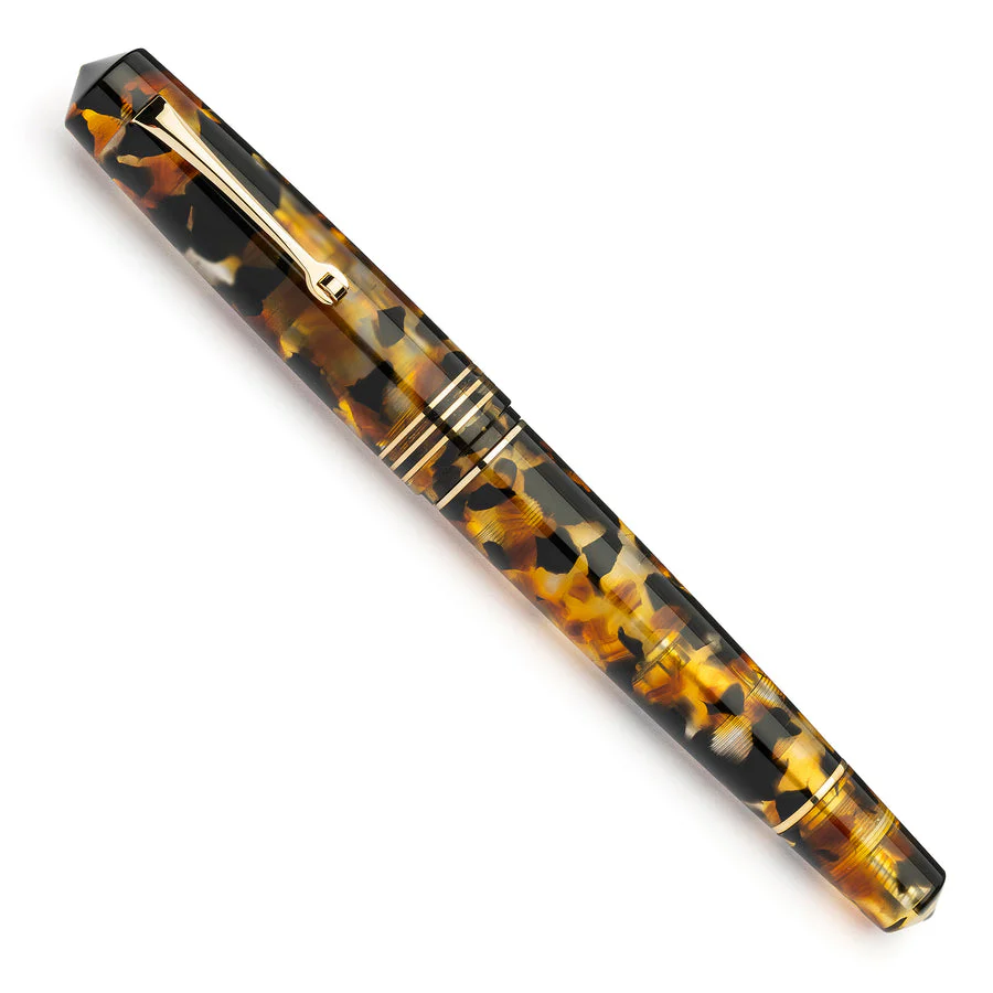Leonardo Momento Zero Grande 2.0 Fountain Pen - Sottobosco with Gold Trim - Image 4