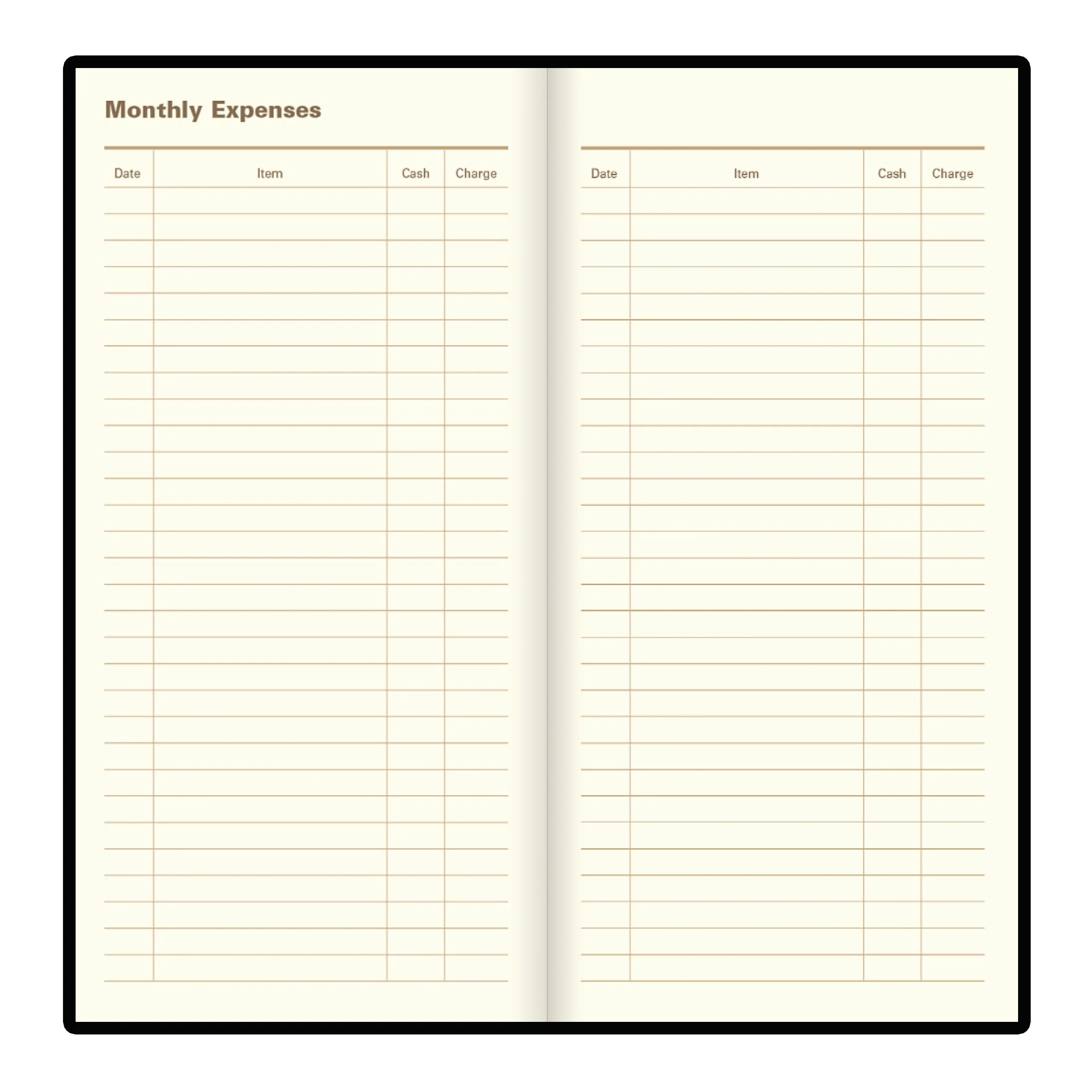 Letts Belgravia Slim Week to View Leather Diary with Planners - 6 3/4" x 3 1/4" - Image 7