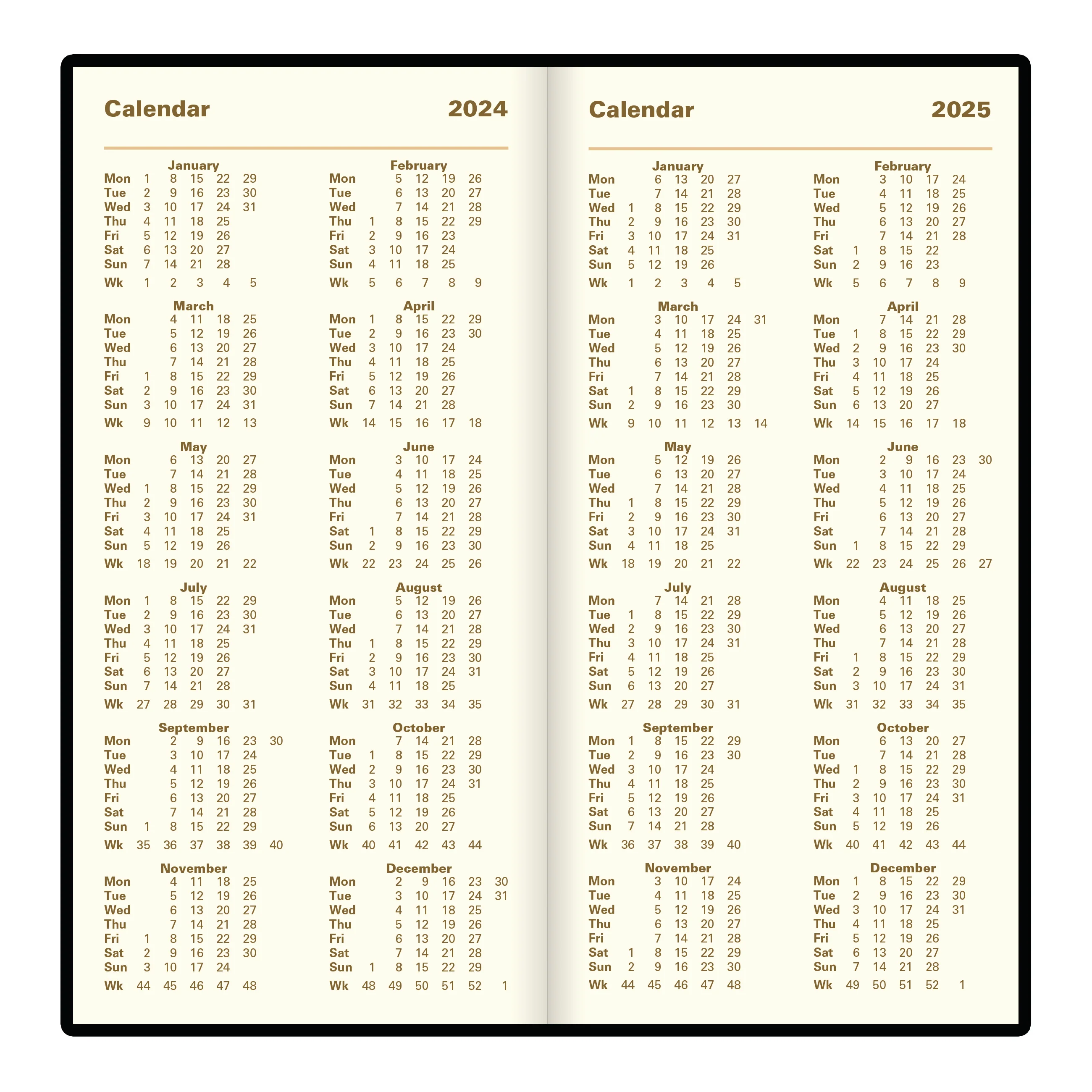 Letts Signature Week to View Vertical Planner - 6 1/2"  x 3 1/4" - Image 8