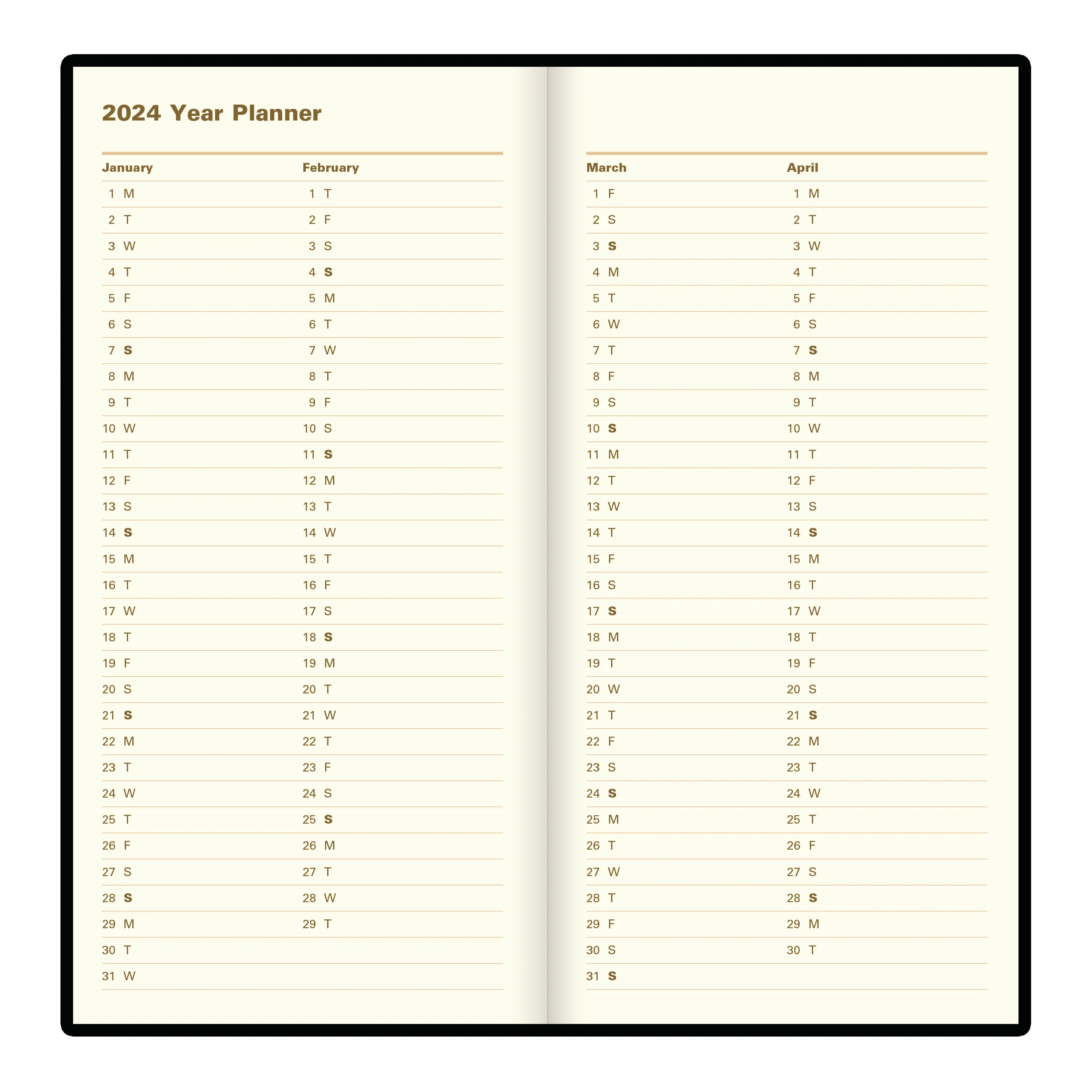 Letts Signature Week to View Vertical Planner - 6 1/2"  x 3 1/4" - Image 9
