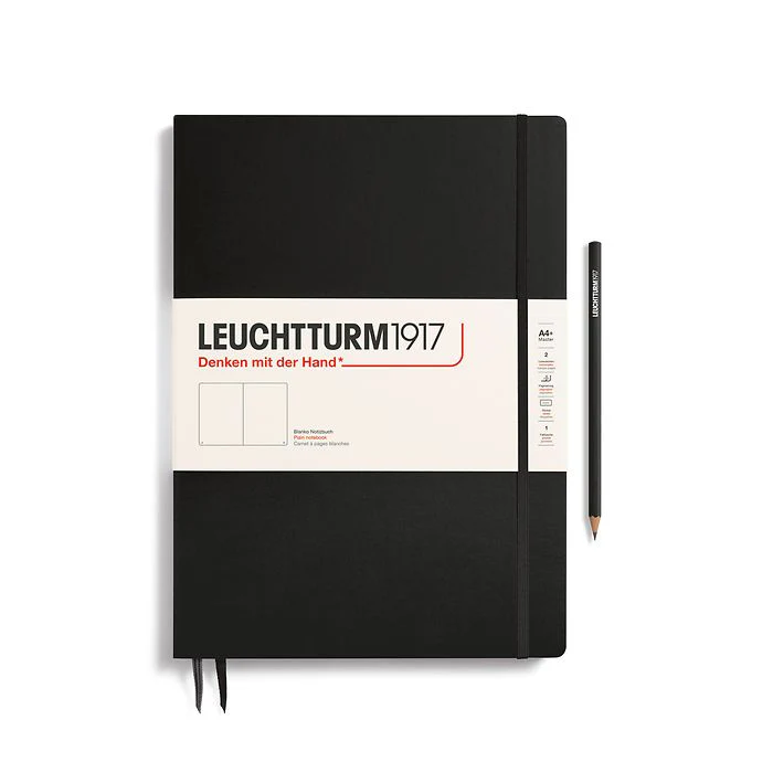Leuchtturm A4+ Master Slim Hardcover Notebook -  Plain - Image 2