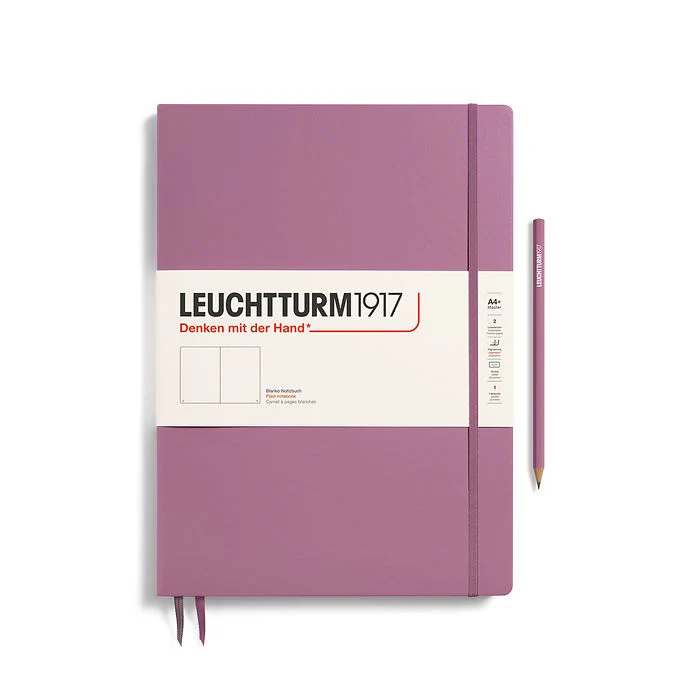 Leuchtturm A4+ Master Slim Hardcover Notebook -  Plain - Image 3