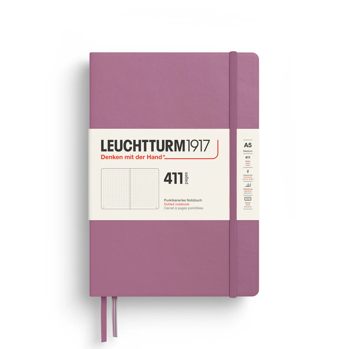 Leuchtturm A5 Hardcover Notebook - 411 Pages - Dotted