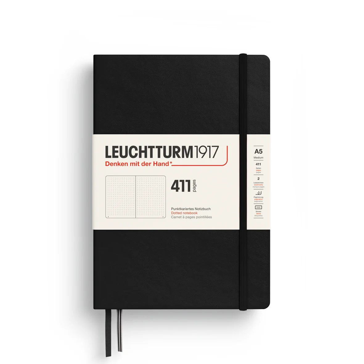 Leuchtturm A5 Hardcover Notebook - 411 Pages - Dotted - Image 4