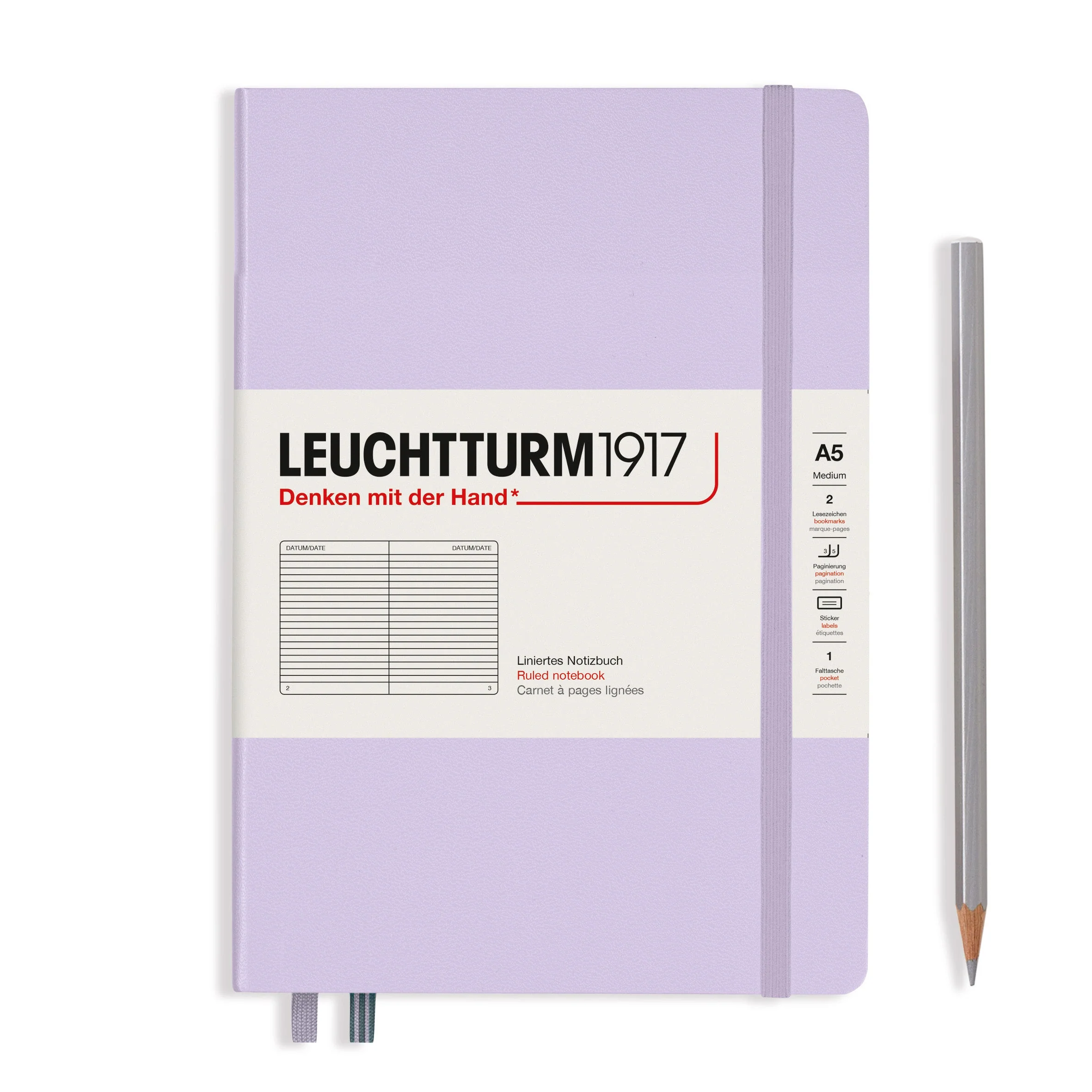 Leuchtturm A5 Hardcover Notebook - Ruled - Image 13