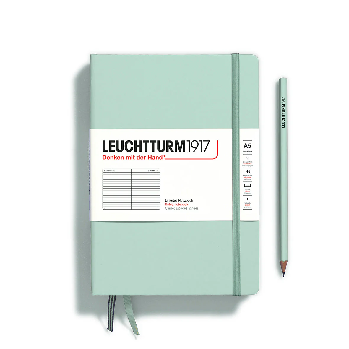 Leuchtturm A5 Hardcover Notebook - Ruled - Image 17